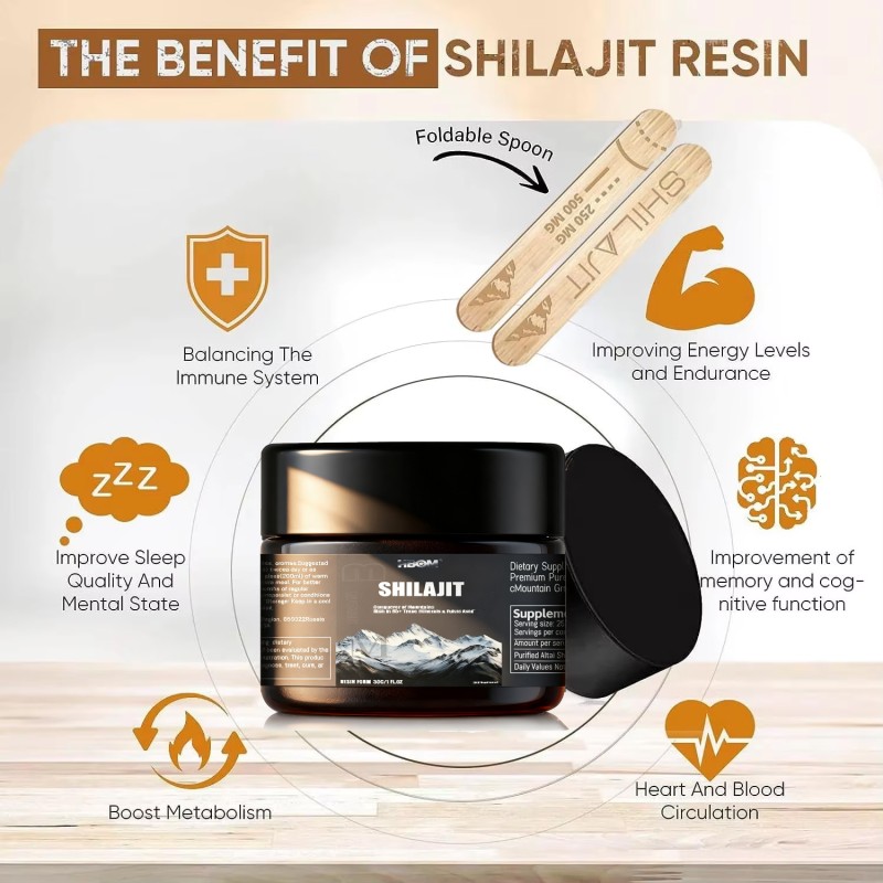 Shilajit Resin Supplement Supplier - OEM Custom Himalaya Source Fulvic Acid