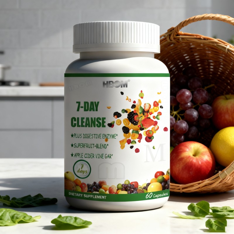 Detox Capsules Factory - OEM Custom 7 Day Cleanse Gut Health Comfort