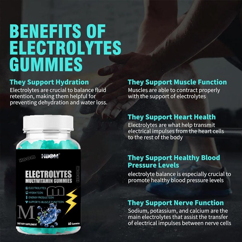 Electrolyte Gummies Factory - OEM Custom Creatine Magnesium Endurance Hydration