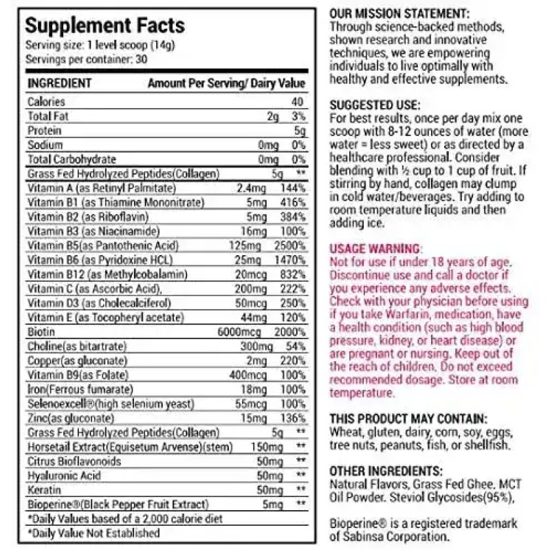 Collagen Peptides Powder Manufacturer - OEM Custom Hydrolyzed Skin Muscle Energy