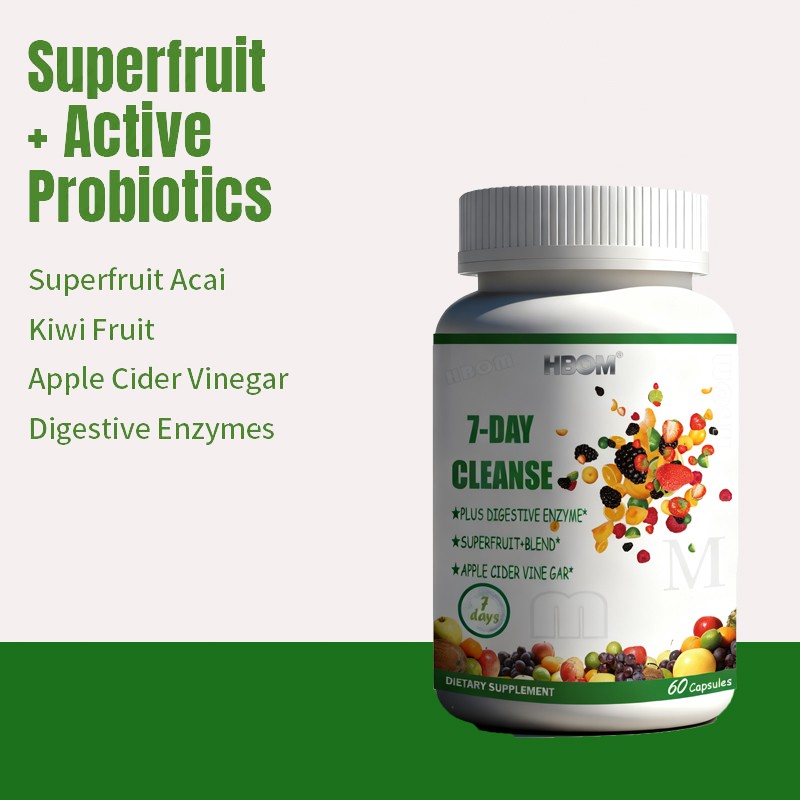 Detox Capsules Factory - OEM Custom 7 Day Cleanse Gut Health Comfort