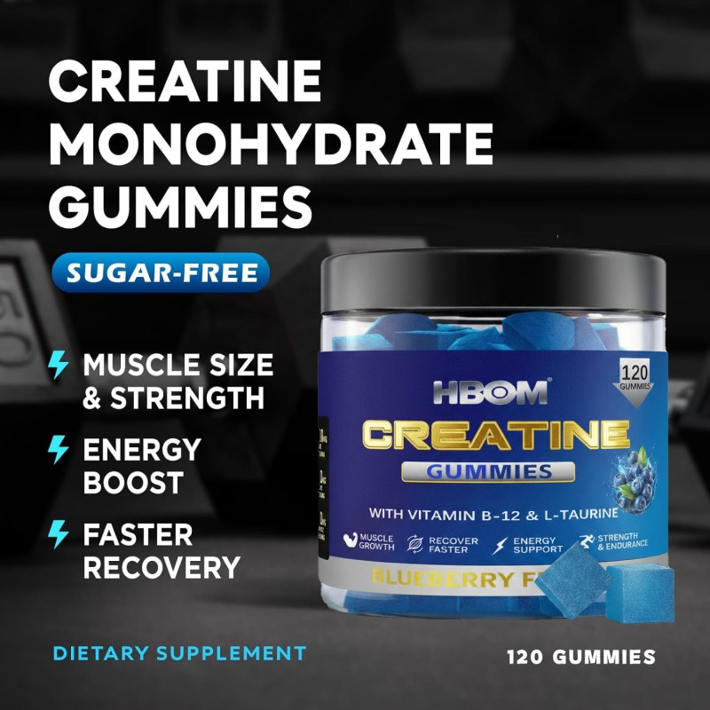 Creatine Gummies Factory - OEM Custom Endurance Muscle Strength Energy