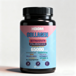 Hydrolyzed Collagen Tablets Supplier - OEM Custom Bovine Biotin Skin Whitening