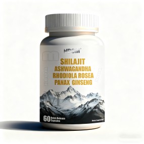 Shilajit Extract Capsules Factory - OEM Custom Natural Herbal Gluten Free