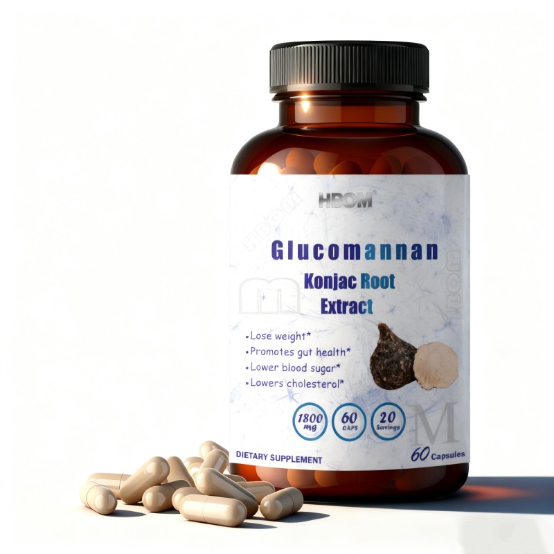 Glucomannan Capsules Supplier - OEM Custom Konjac Root Extract Slimming