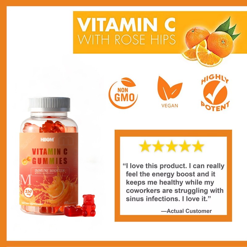 Vitamin C Gummies Manufacturer - OEM Private Label Skin Whitening Immunity
