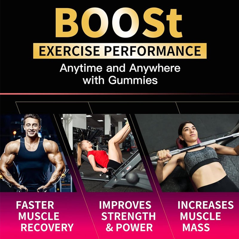 Creatine Monohydrate Gummies Supplier - OEM Custom Sugar Free Sports Nutrition