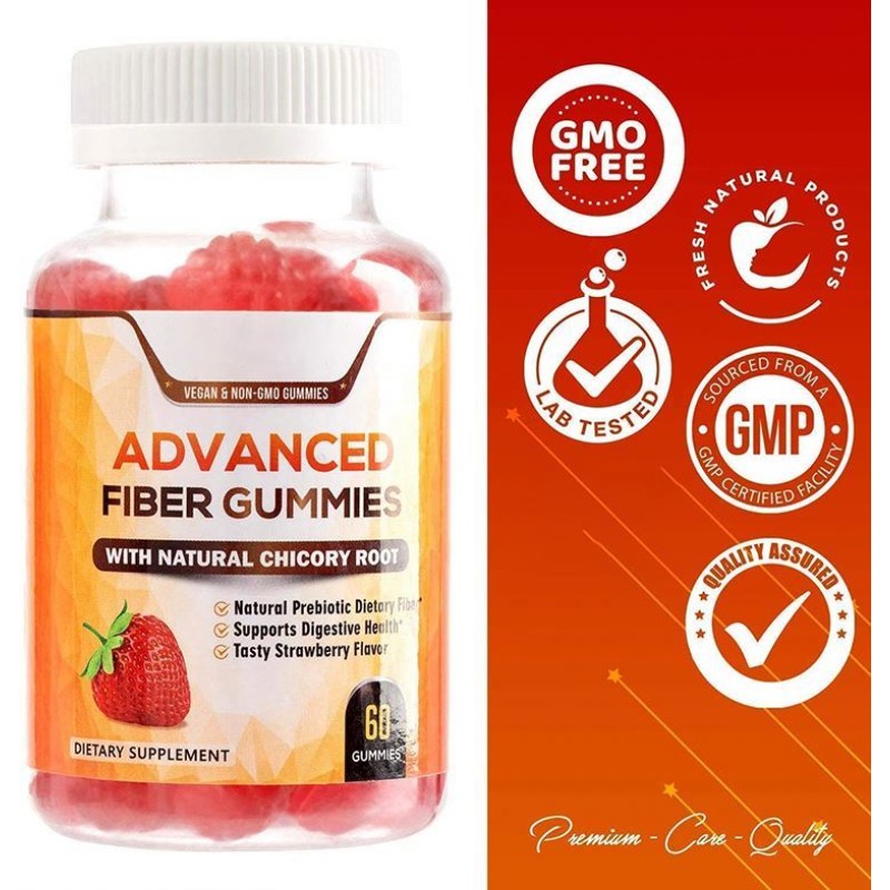 Amazon Private Label Natural Dietary Fiber Supplement for Natural Digestion Adults Fiber Gummies