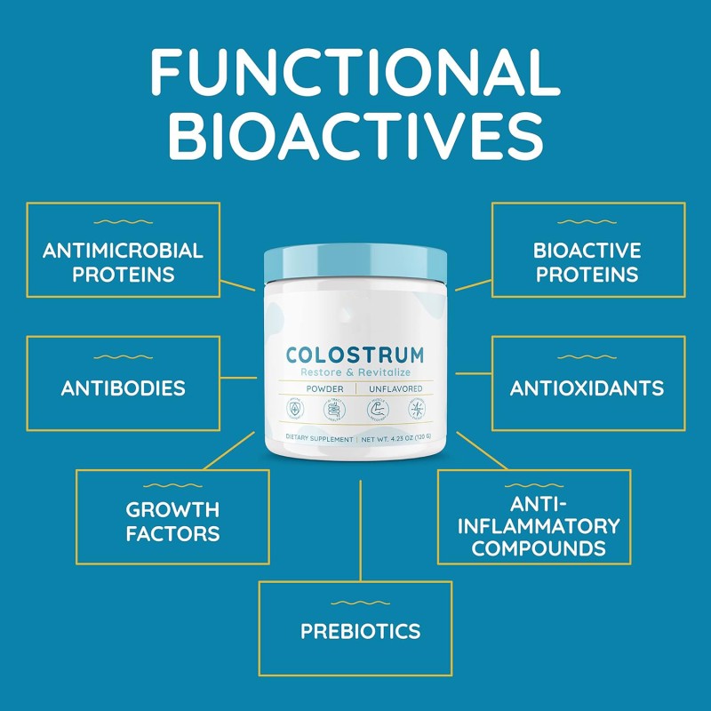 Private Label Bovine Colostrum Powder Organic OEM/ODM Wholesale Price Food Grade Bulk Colostrum Bovine Colostrum Powder