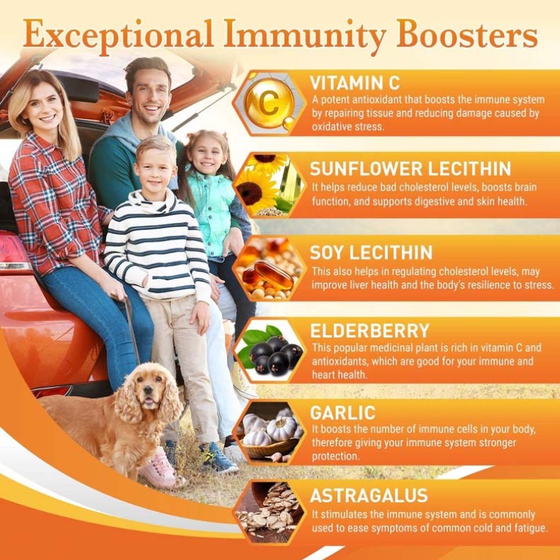 Private Label Professional Manufacturer 100% Nature  Immune System Support Liposomal Vitamin C Gummies