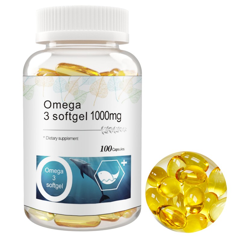 Hot Sale Deep Sea Fish Oil Capsule omega 3 Softgel
