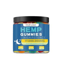 ODM Gummies Flavor Organic Ingredients Private Label Gummy Supplement Hemp Natural Stress Relief Herbal Supplements Gummy Candy
