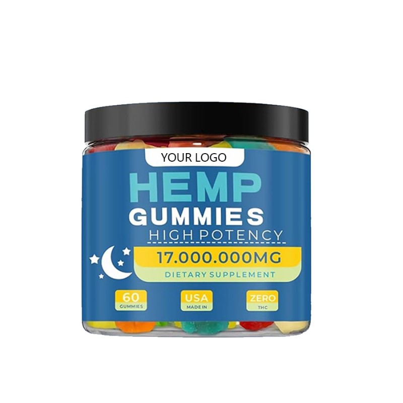 ODM Gummies Flavor Organic Ingredients Private Label Gummy Supplement Hemp Natural Stress Relief Herbal Supplements Gummy Candy