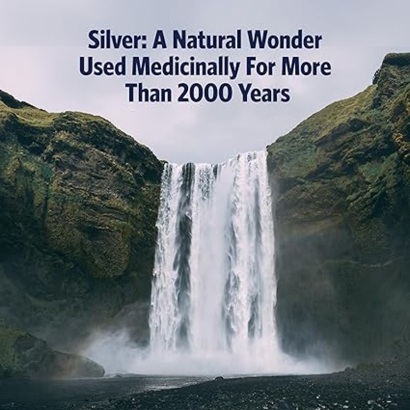 Sovereign Silver Bio-Active Silver Hydrosol for Immune Support, Colloidal-Silver Liquid, 8oz (236mL) Dropper