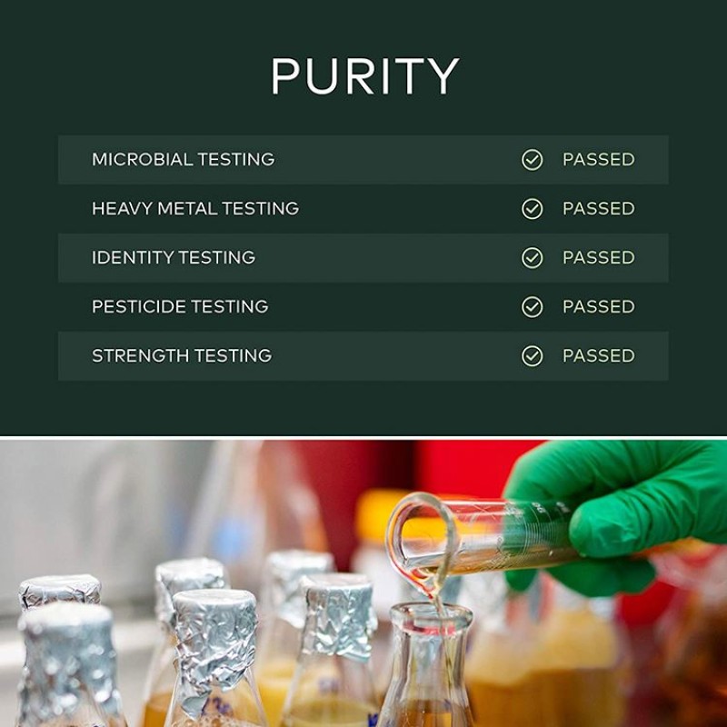 Natural Formulation Natural Stress Relief and Adrenal Fatigue Supplement Vegan Liquid Adrenal Health Capsules