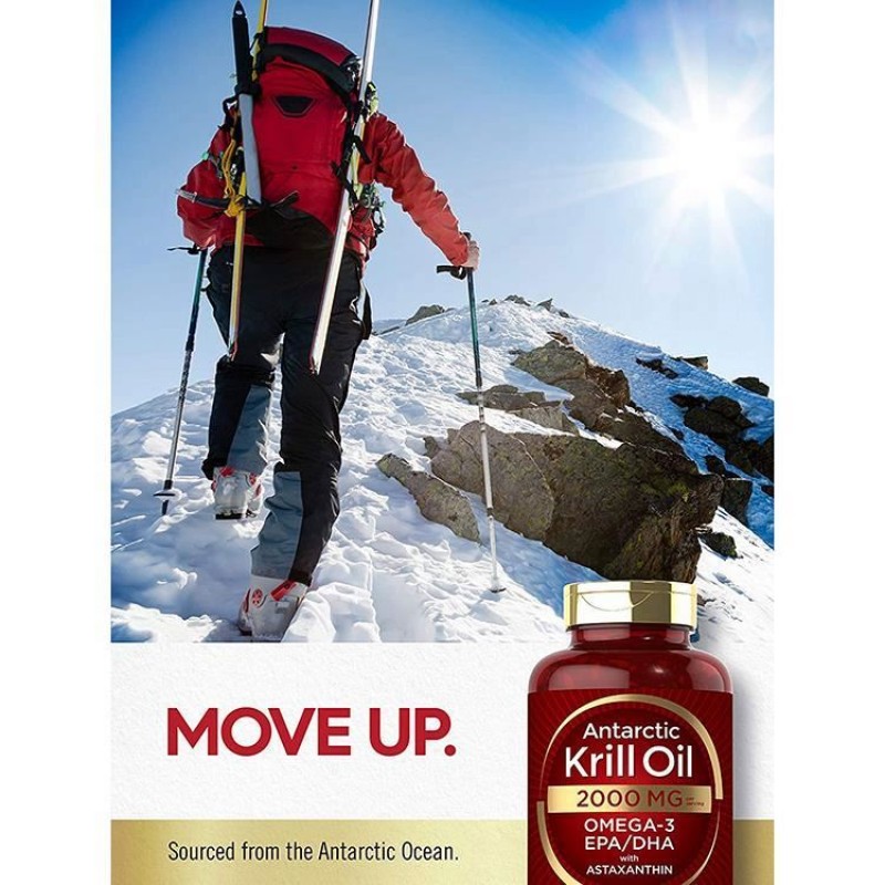 Customized Good Quality Natural With Astaxanthin and Phospholipids Antarctic Krill Oil Capsule