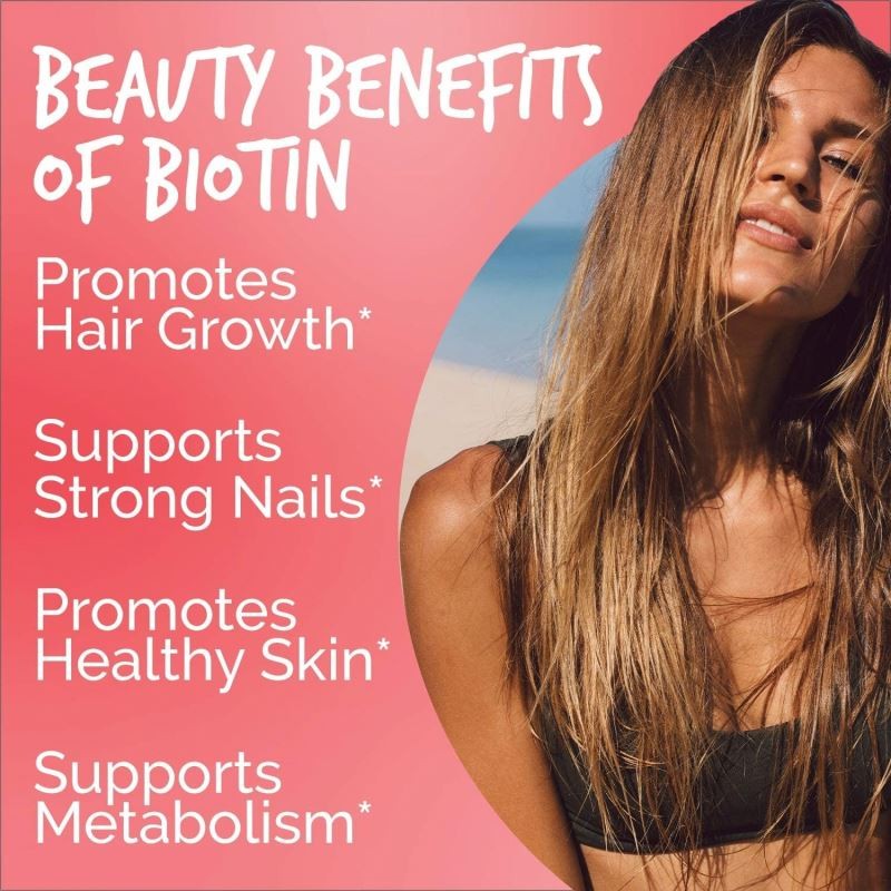 Amazon Best Sellers MSM Hyaluronic Acid B Vitamins Vegetarian Friendly Biotin Gummies for Skin Care Hair Growth Support Beauty