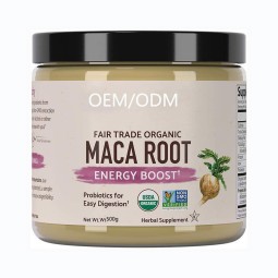 OEM Customizable Maca Root Powder Factory Direct Enhances Male Function and Provides Energy for Adult Healthcare Supplements