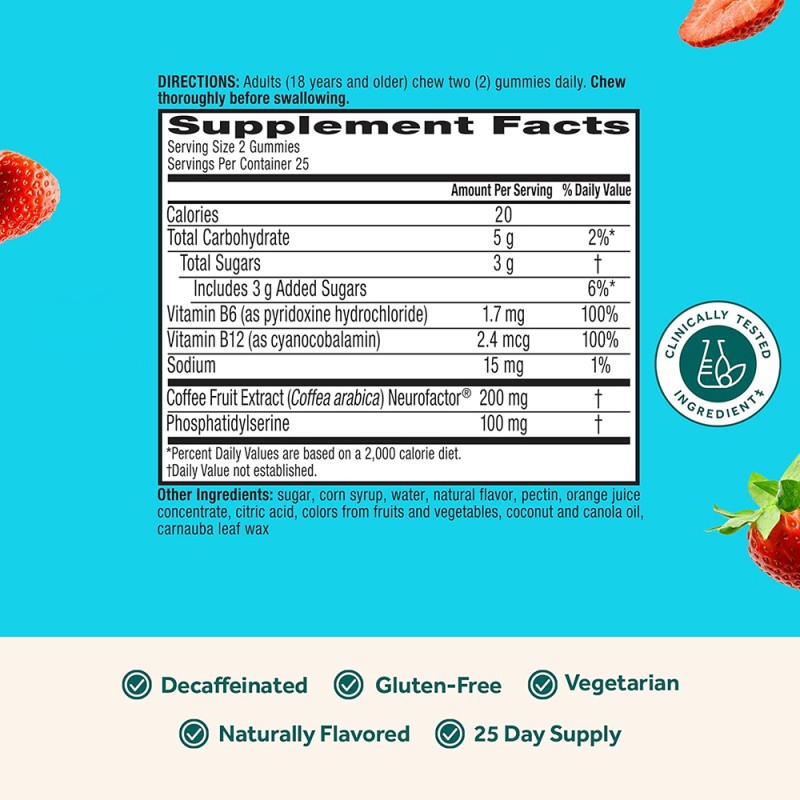 Fruit Flavored Vitamin Brain Gummies Gummy Supplements Wholesale Natural for Kids and Adults 5-HTP Gummy Candy Custom Colors