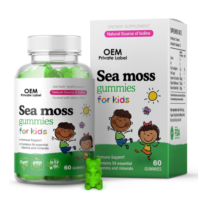 Sea Moss Gummies Factory - OEM Kids Vitamin Supplement