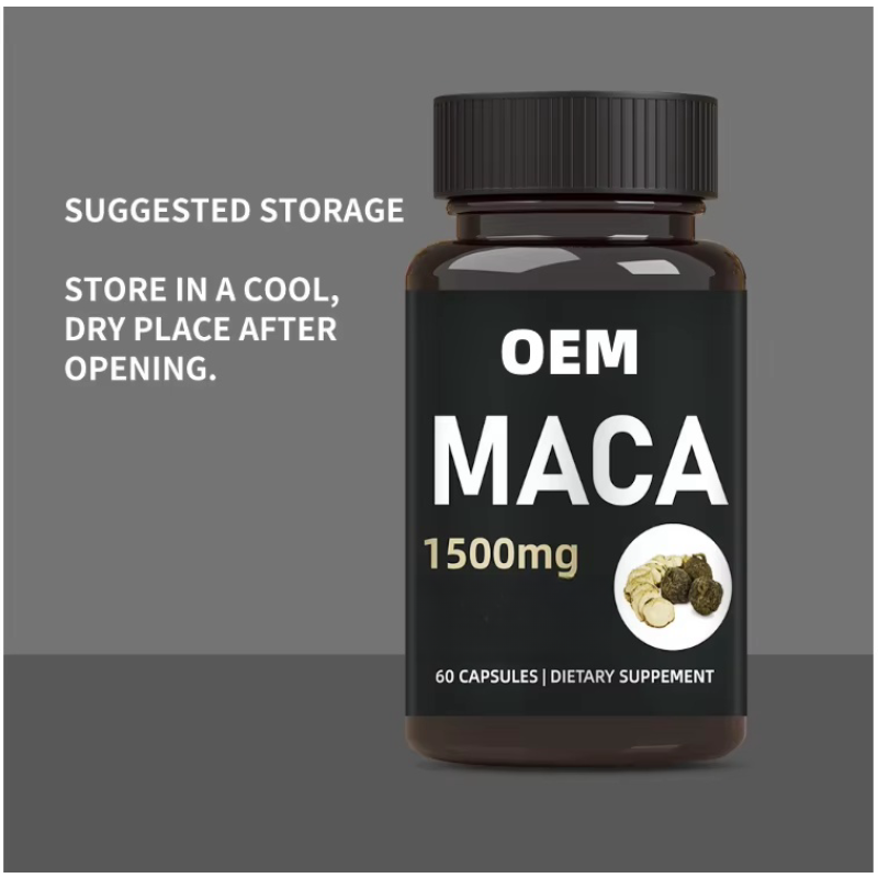 Black Maca Capsules Supplier - OEM Customized Root Extract