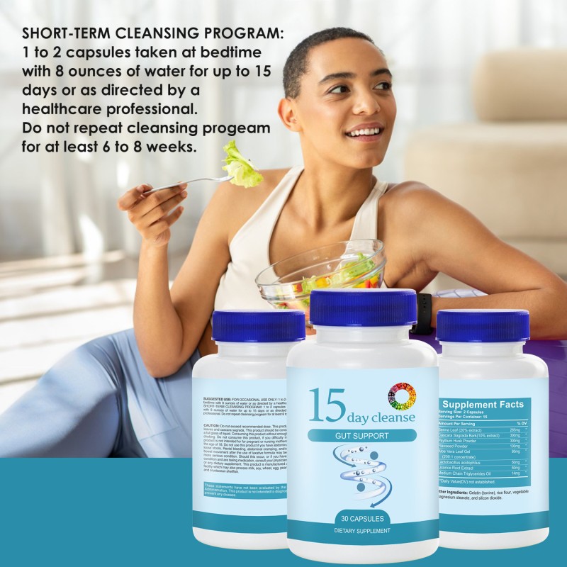 Detox Capsules Supplier - OEM Hot Selling 15 Day Cleanse