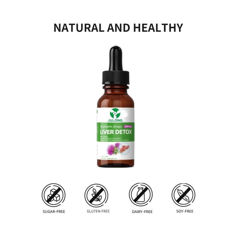 Milk Thistle Drops Factory - 200mg Silymarin Extract