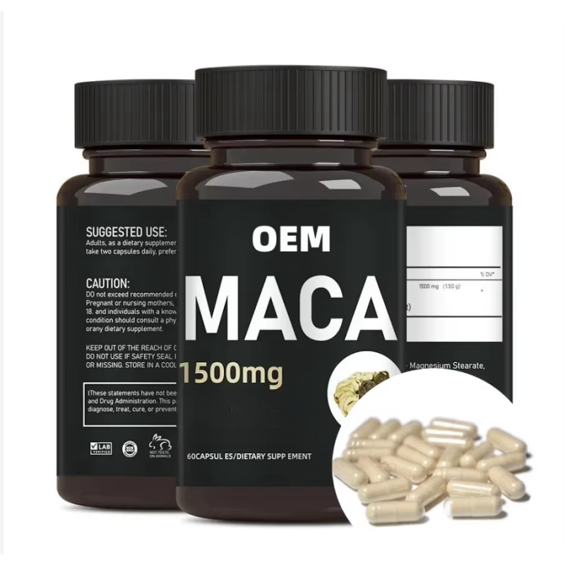 Black Maca Capsules Supplier - OEM Customized Root Extract