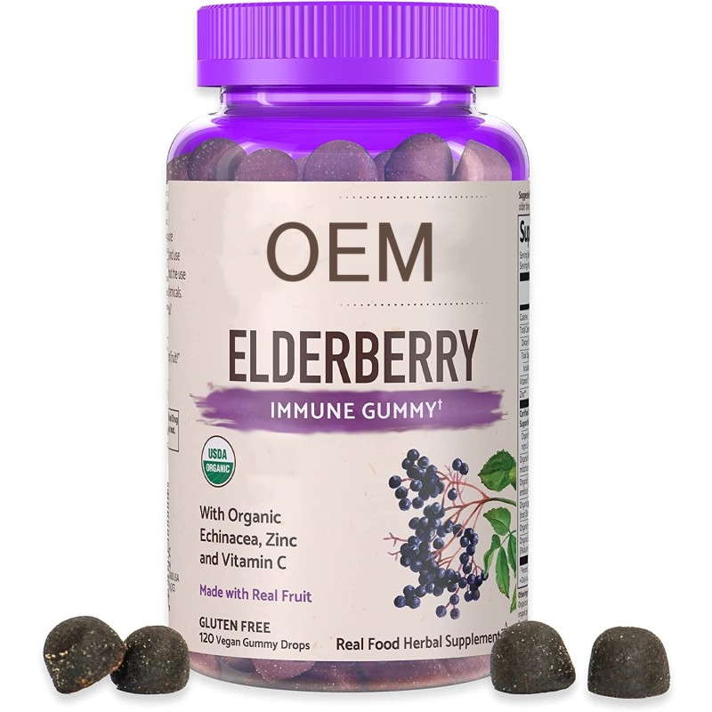 Elderberry Gummies Supplier - Private Label Organic Sambucus