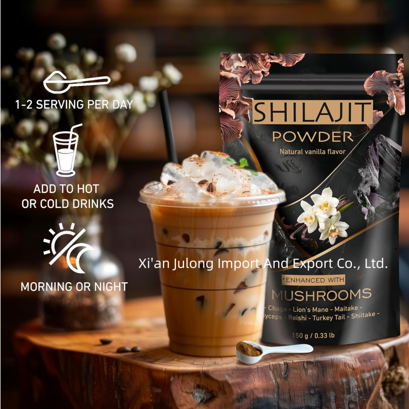 Shilajit Extract Powder Manufacturer - Julong Supply Organic Himalayan