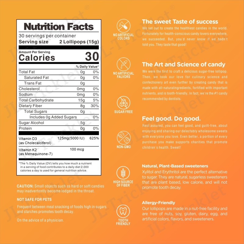 Multivitamin Lollipops Supplier - JULONG Hot Selling 13 Nutrients