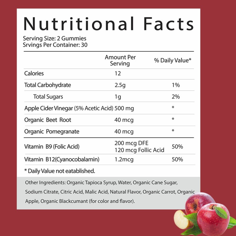 Apple Cider Vinegar Gummies Supplier - OEM Bulk Organic ACV