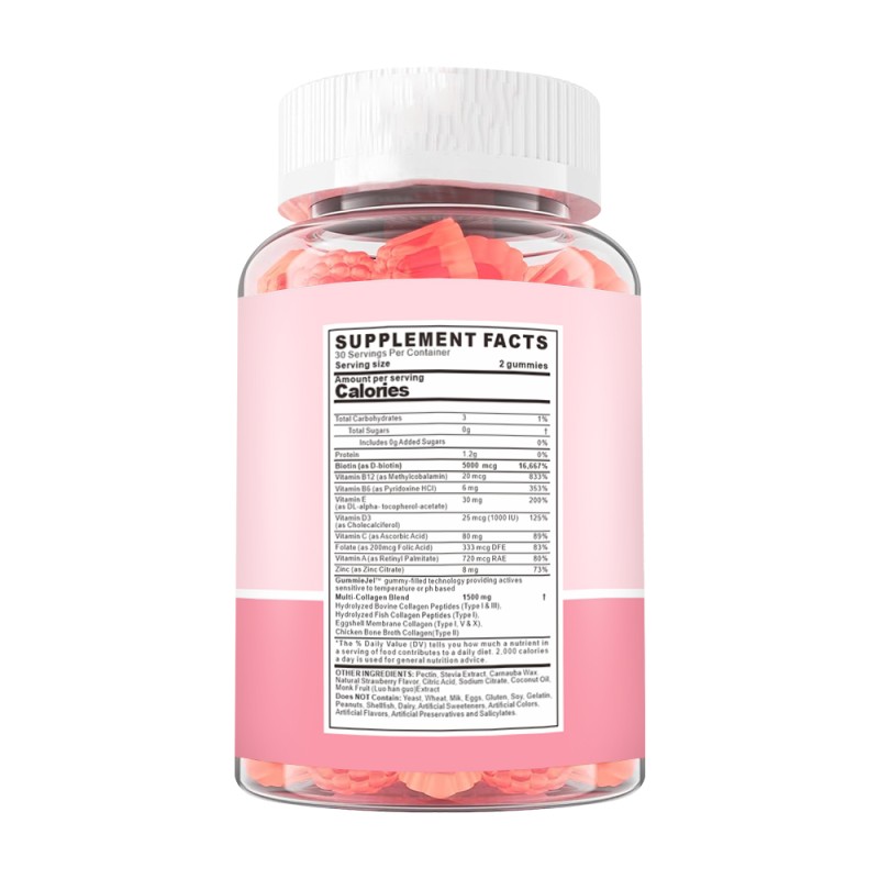 Collagen Gummies Supplier - Low MOQ Sugar Free Skin Whitening