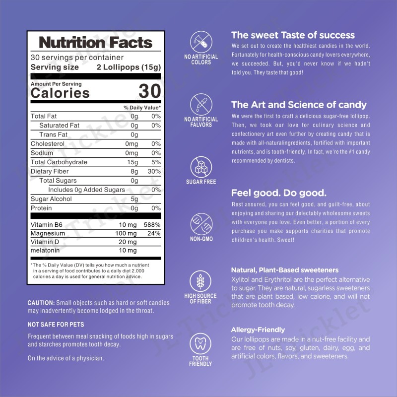 Probiotic Lollipops Supplier - Julong Peach-Flavored Intestinal