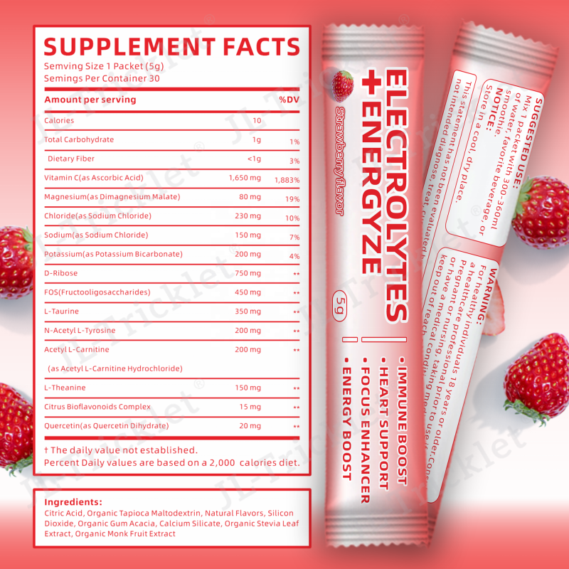 Electrolyte Powder Manufacturer - Julong OEM Orange Sugar Free