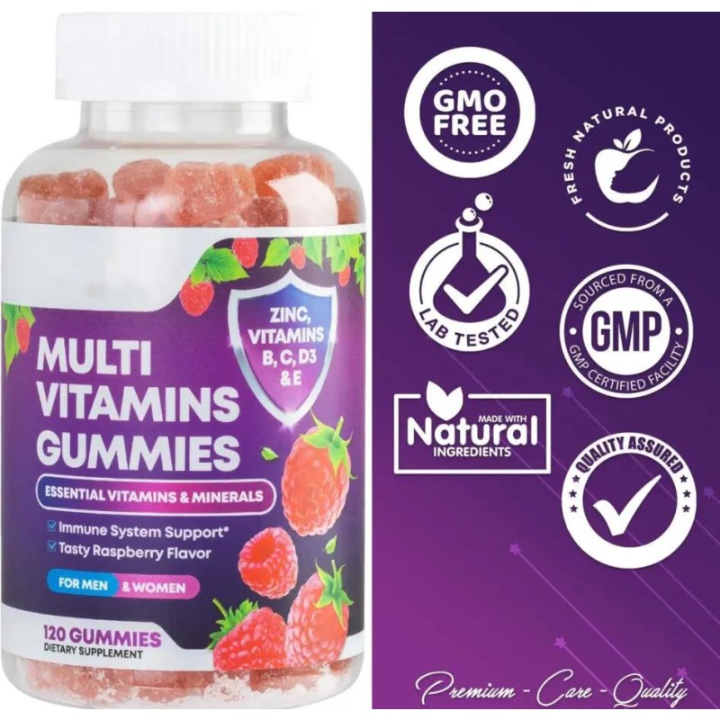 Multivitamin Gummies Manufacturer - Private Label OEM Vitamins A C E B6 B12