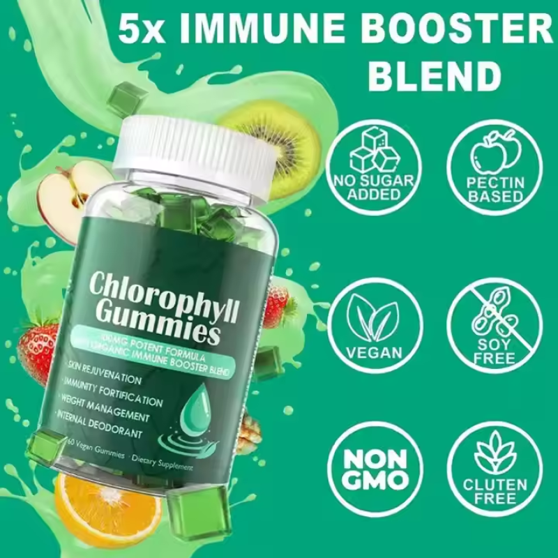 Chlorophyll Gummies Supplier - Private Label OEM Powder Supplement Candy