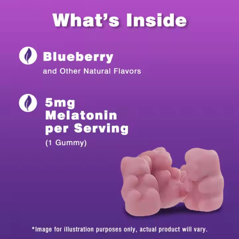 Melatonin Gummies Manufacturer - Private Label Raspberry Sugar Free Vegan