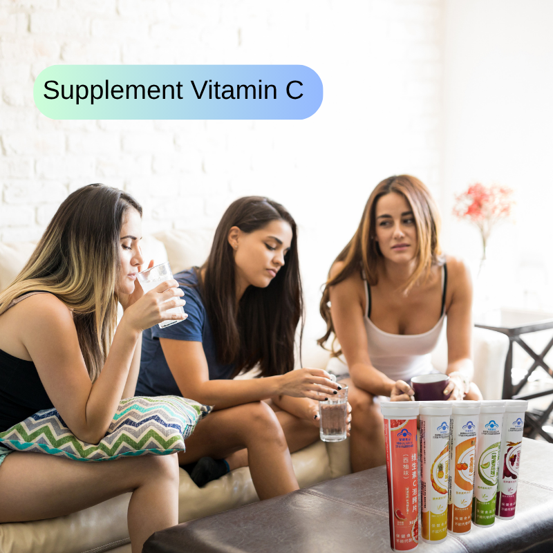 Vitamin C Effervescent Tablets Factory - OEM ODM Immune Support Zinc Electrolytes