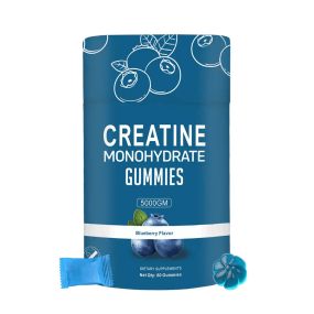 Creatine Monohydrate Gummies Factory - OEM Private Label Blueberry Pre-workout Gym