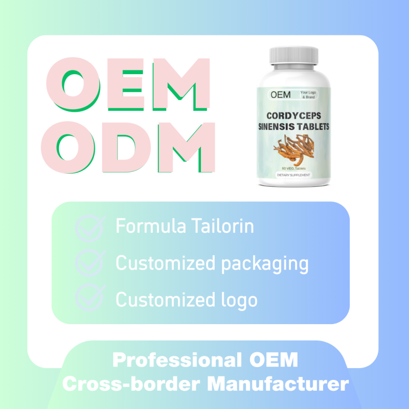 Cordyceps Sinensis Tablets Manufacturer - OEM Custom Herbal Health Supplement
