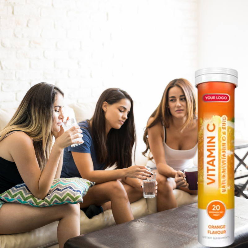 Vitamin C Effervescent Tablet Manufacturer - Private Label Fizzy Drink Health Supplement