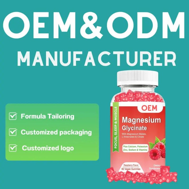 Magnesium Glycinate Gummies Supplier - OEM Private Label Supplement Malate