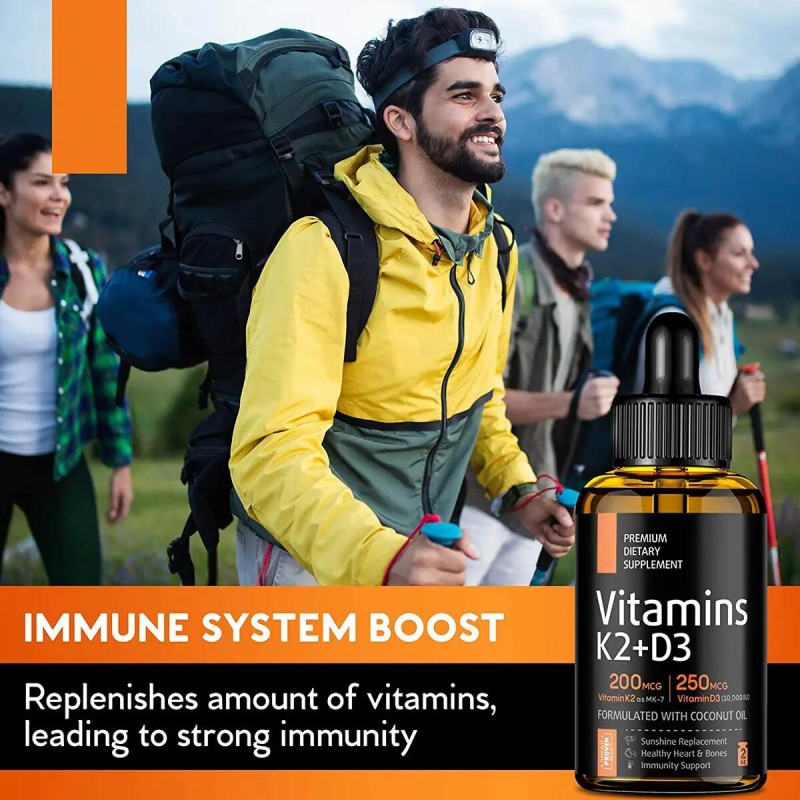 Vitamin D3 K2 Drops Manufacturer - Private Label OEM Faster Absorption Immune