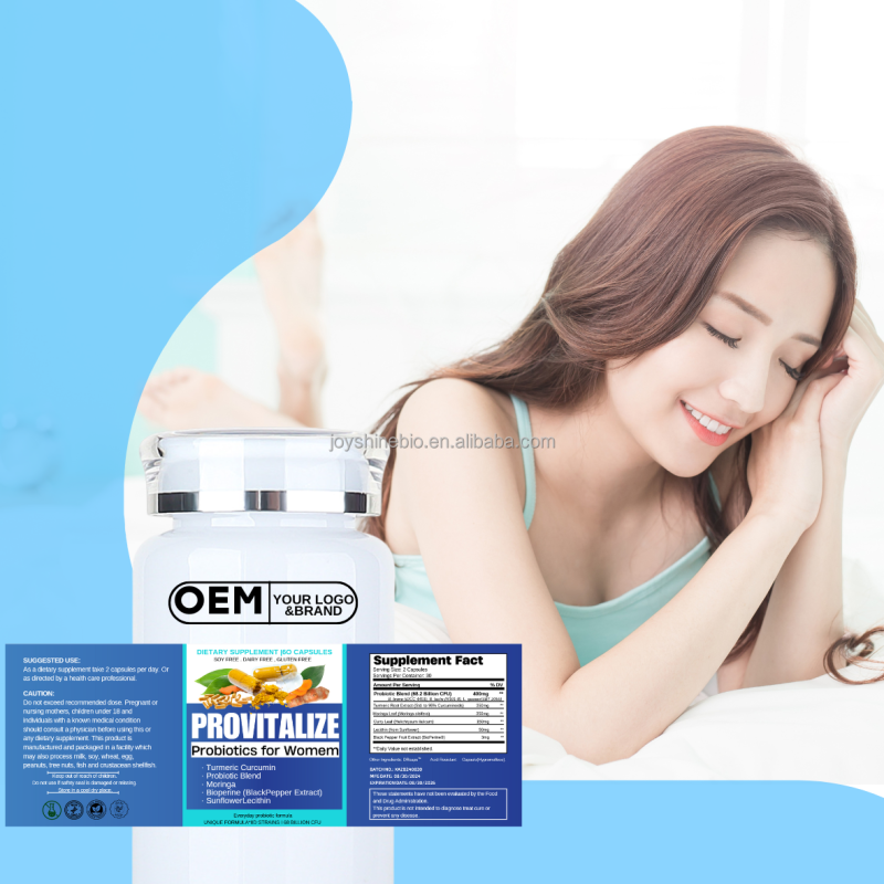 Women Probiotic Capsules Factory - OEM ODM Digest Prebiotics Curcumin Extract