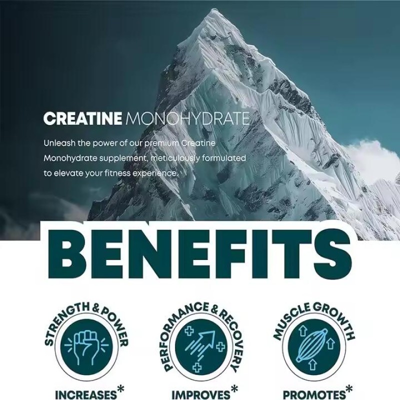 Creatine Monohydrate Powder Manufacturer - OEM Private Label 500g Pure Unflavored