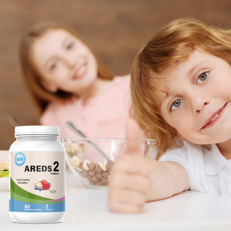 AREDS2 Formula Tablets Supplier - OEM ODM Chewable Mixed Berry Vitamin Mineral