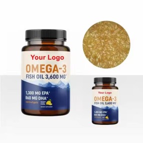 Fish Oil Softgel Capsules Factory - Factory Supply Top Quality Omega-3 EPA DHA