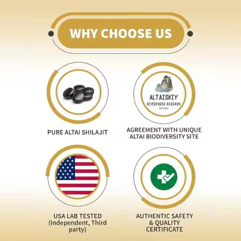 Himalayan Shilajit Resin Supplier - OEM Custom Pure Natural Extract Tablets