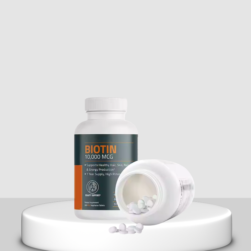Biotin Tablets Supplier - OEM ODM Beauty Support Hair Skin Nails Energy